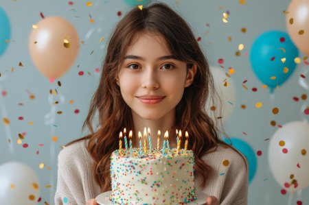 Креативные открытки и картинки «С Днем рождения!» для девушки18