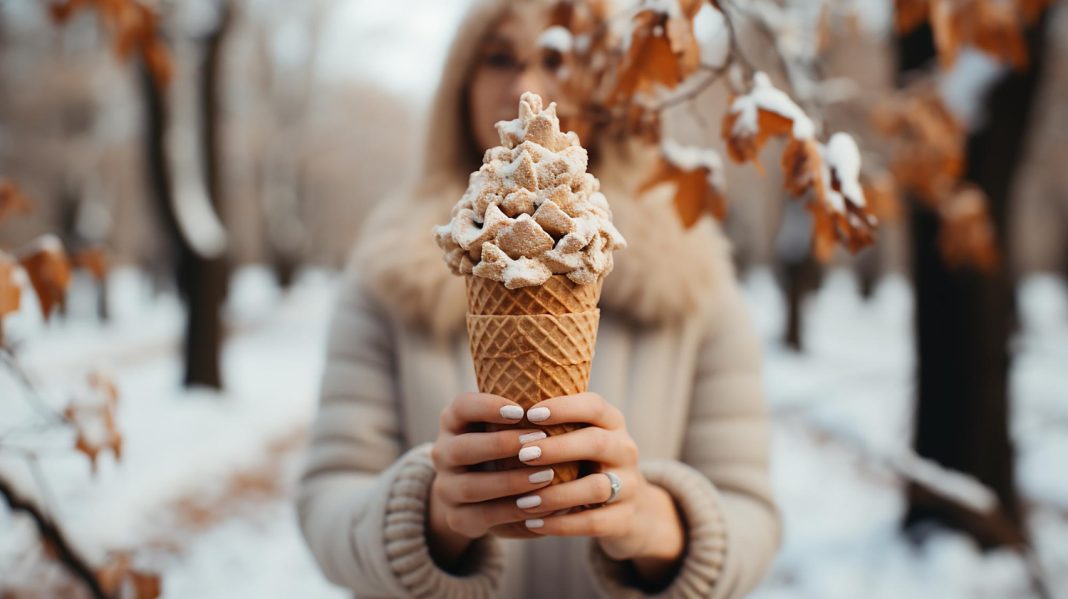 Американка удивилась, увидев, как в Брянске едят мороженое при −20 °C: «Вы точно не психи?»0